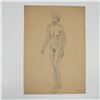 Image 3 : Set of Two Original Drawings of Female Nudes on Paper