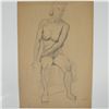 Image 8 : Set of Two Original Drawings of Female Nudes on Paper