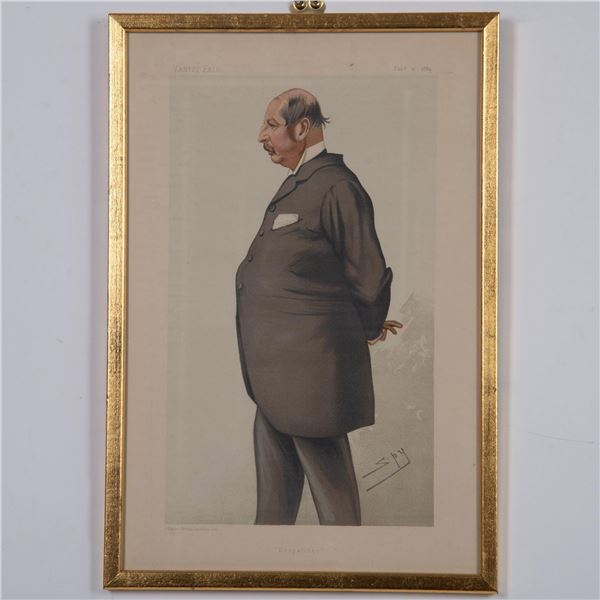 Leslie Matthew Ward (Spy), Antique Color Lithograph on Paper