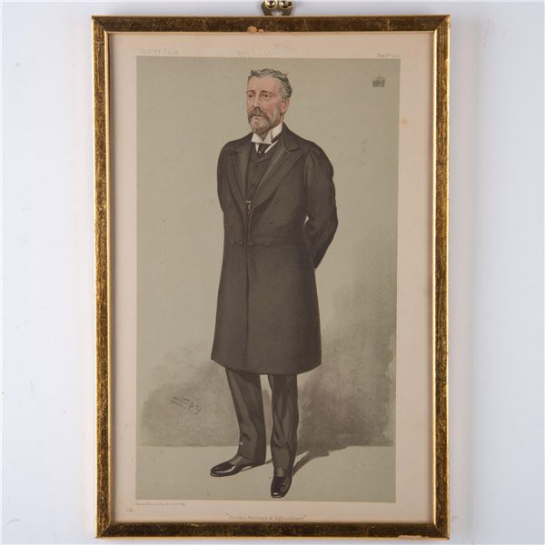 Leslie Matthew Ward (Spy), Antique Color Lithograph on Paper