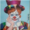 Image 2 : Red Skelton (Aft.) Original Lithograph on Canvas, Signed