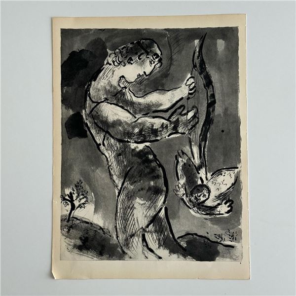 Marc Chagall (After) Monochrome Heliogravures on Velin Paper