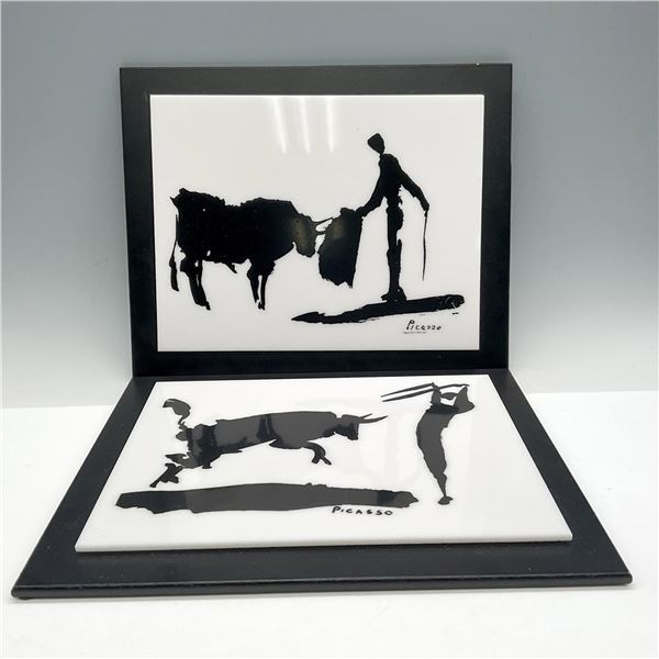 After Pablo Picasso, 2pc Acrylic Prints, The Bull Fighter