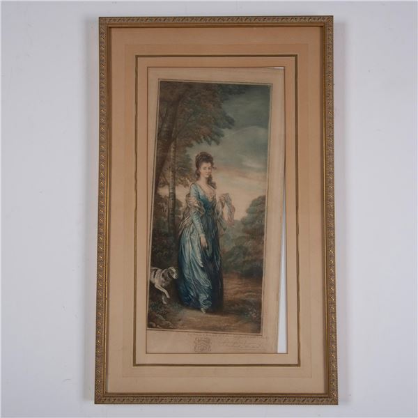 Samuel Arlent Edwards, Original Mezzotint on Paper, Signed