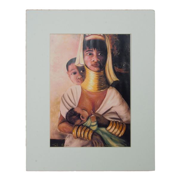 Tali Weiss, Color Print on Paper, The Nursing Mother, Signed