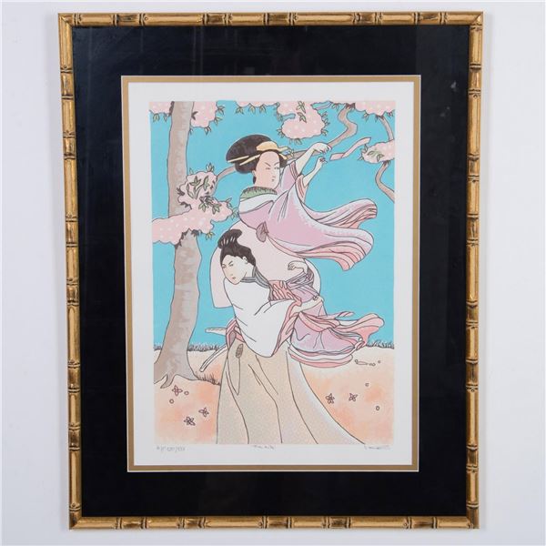 Lloyd Van Pitterson, Original Serigraph, The Kite, Signed