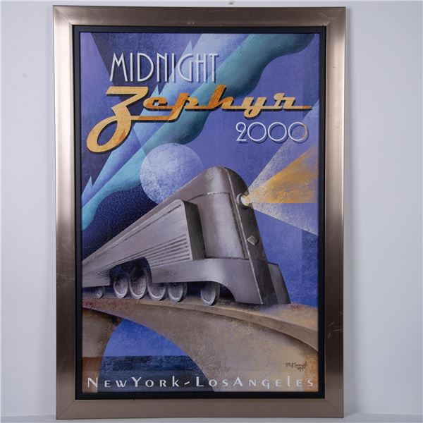 Michael Kungl, Art Deco Style Digital Poster on Paper