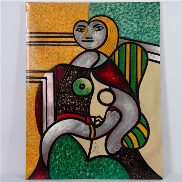 Frank McFadden, After Large Picasso Female on Metal