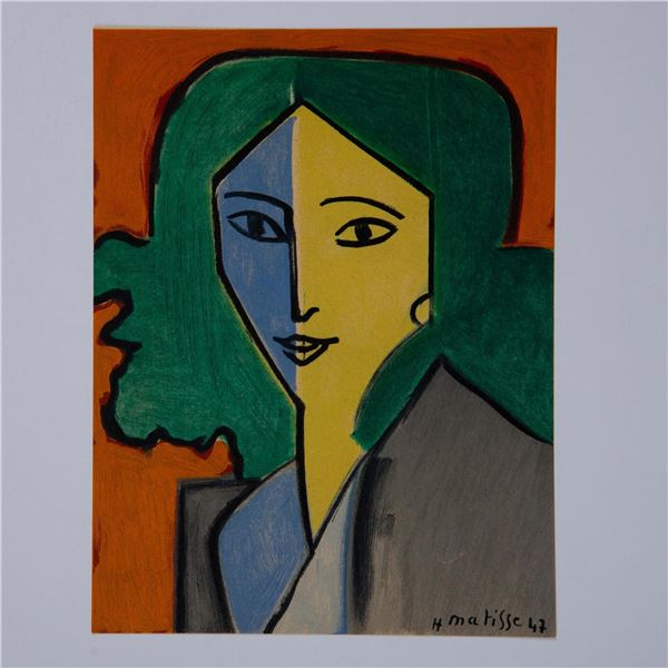 Henri Matisse (Aft.) Original Lithograph on Paper