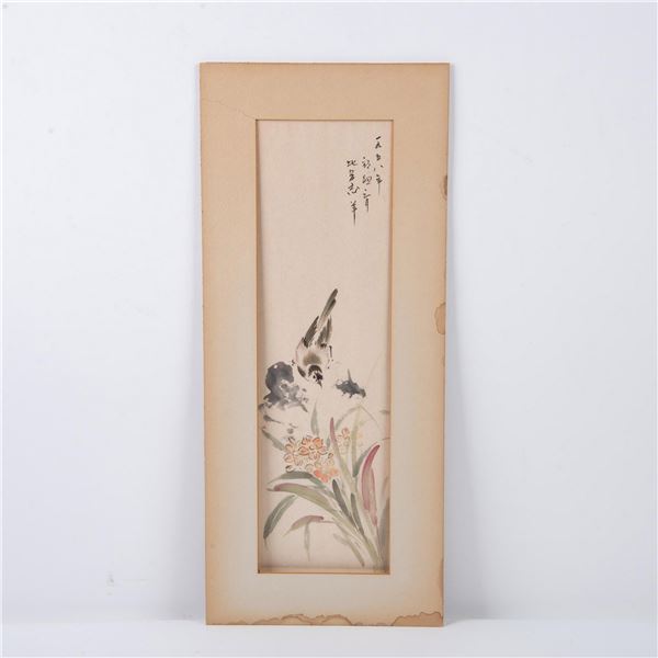 Antique Original Asian Artwork on Rice Paper
