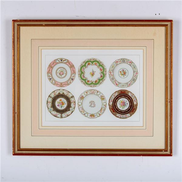 Edouard Garnier (Aft.) Lithograph on Paper, Soft Porcelain