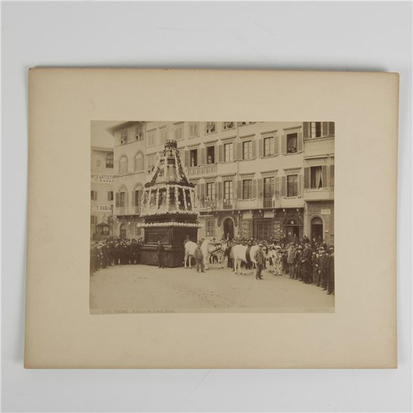 Edizioni Brogi, Original Albumen Photograph, Holy Saturday
