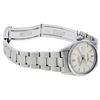 Image 9 : Rolex Mens Quickset Stainless Steel Sapphire Silver Index Dial Oyster Band Datej