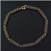 Image 5 : Antique Gilded Silver 6.30 ctw Old Round Cut Bohemian Garnet 8" Tennis Bracelet