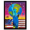 Image 1 : Liberty with Earth & Flag by Peter Max