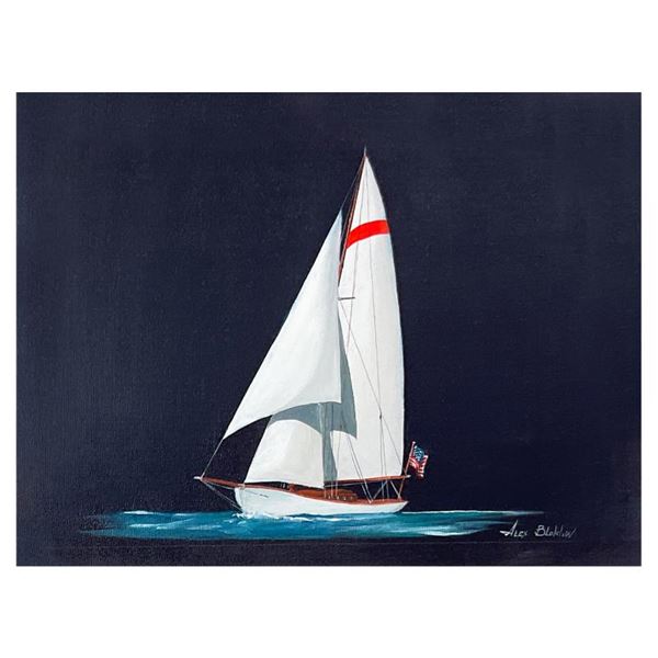 One Masted Luxory Yacht by Blokhin Original