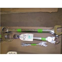 QUANTITY OF (3) BUNDLES OF ASSORTED SIZE COMBINATION END WRENCHES