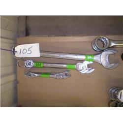 QUANTITY OF (3) BUNDLES OF ASSORTED SIZE COMBINATION END WRENCHES