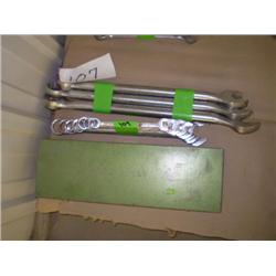 QUANTITY OF (3) BUNDLES OF ASSORTED SIZE COMBINATION END WRENCHES