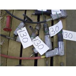 QUANTITY OF (2) AIR CHISELS, AIR DRILL, & AIR GRINDER