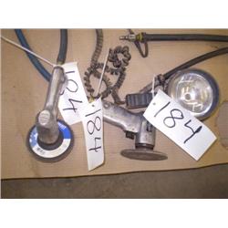 QUANTITY OF (2) AIR SANDERS & LIGHT