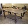 Image 1 : SHOP BUILT 4ft. X 8ft. STEEL WORK TABLE, s/n N/A: