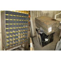 BOLT BIN CABINET WITH CONTENTS, s/n N/A:
