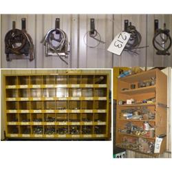 BOLT BIN CABINET WITH CONTENTS, s/n N/A: