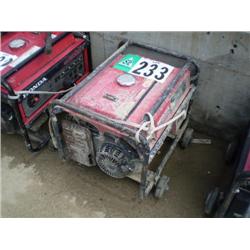 HONDA EM5000S 5000 WATT PORTABLE GENERATOR, s/n EA71173420: