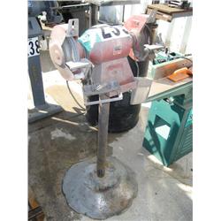 MILWAUKEE 8in. DOUBLE END PEDESTAL GRINDER, s/n N/A: