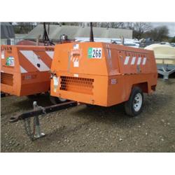 SULLIVAN D185Q V PORTABLE AIR COMPRESSOR, s/n 19071A: