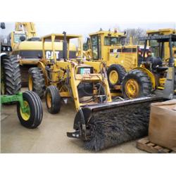 MASSEY FERGUSON MF50E 2WD BROOM TRACTOR, s/n 877454: