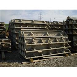 QUANTITY (12) 12in./14in. X 10ft. STEEL PAVING FORMS, s/n N/A: