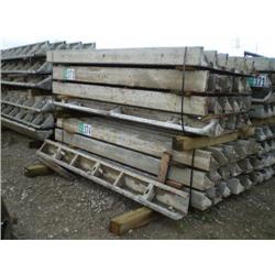 QUANTITY (24) 8in./10in. X 10ft. STEEL PAVING FORMS, s/n N/A: