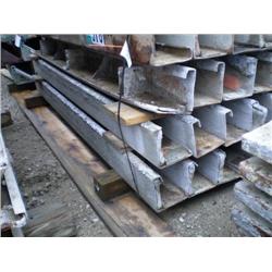 QUANTITY (20) 9in. X 10ft. STEEL PAVING FORMS, s/n N/A: