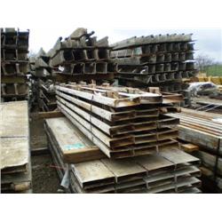 QUANTITY (15) 7in. X 10ft. LIGHT WEIGHT PAVING FORMS, s/n N/A: