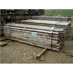 QUANTITY (75) 6in. X 10ft. LIGHT WEIGHT PAVING FORMS, s/n N/A: