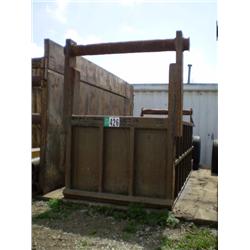 EFFICIENCY 6ft. X 18ft. PORTABLE BEDDING ROCK BOX, s/n 125787: