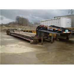 DYNAWELD 50 TON TRI AXLE LOWBOY TRAILER, s/n 4U181DJXXX1X38086: