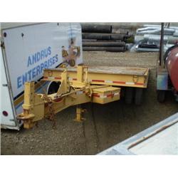 MILLER 10 TON T/A TILT DECK EQUIPMENT TRAILER, s/n CT32E327735: