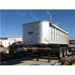 SHOP BUILT 24ft. TRI AXLE END DUMP TRAILER, s/n 1M9A38524JH036830 :