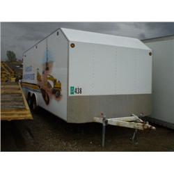 S & S 8ft. X 20ft. T/A ENCLOSED CARGO TRAILER, s/n 90AU0700020WE1164: