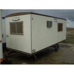 SIOUX FALLS STRUCTURE 8ft. X 24ft. S/A OFFICE TRAILER, s/n 24-3554:
