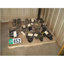 PALLET CONSISTING OF MISC STARTERS