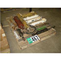 PALLET CONSISTING OF MISC HYD CYLINDERS