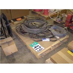 PALLET CONSISTING OF MISC V-BELTS & CHAIN