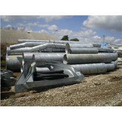 QUANTITY OF CORRUGATED GALVANIZED PIPE CONSISTING OF 62ft. of 48in., 166ft. of 30in., 40ft. of 24in.