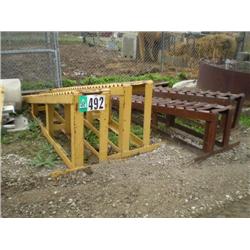 QUANTITY OF (2) SETS OF STEEL RAMPS USED TO LOAD CMI PAVERS ON TRAILERS