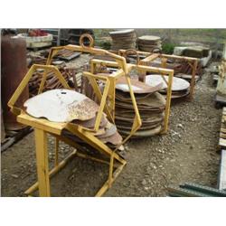 QUANTITY OF METAL DISC'S & REBAR