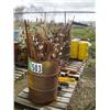Image 1 : QUANTITY (2) BARRELS OF STRING LINE PINS, (3) BARRELS OF GREASE, & BARREL CLAMPS
